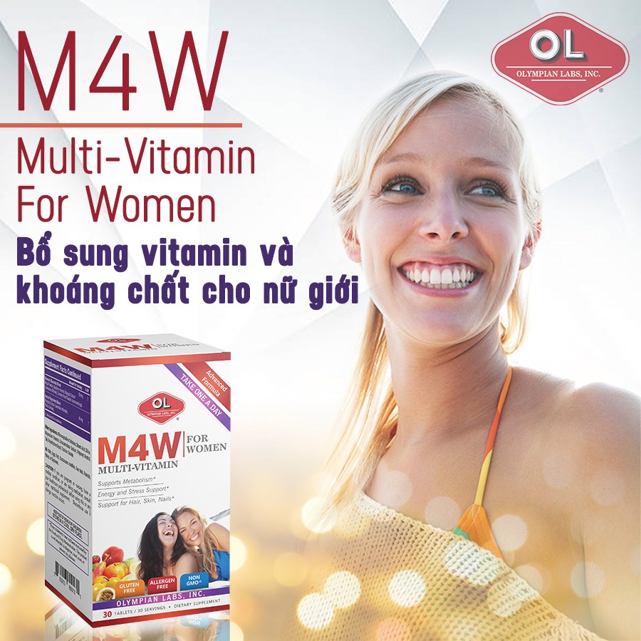 M4W Multi Vitamin For Women tăng cường đề kháng nữ giới